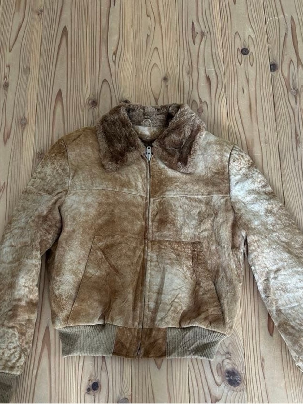 Wilson Brown Faux Shearling Bomber Jacket